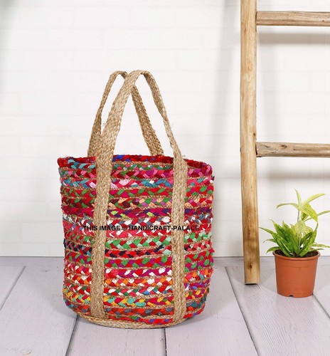 Borsa spalla juta e - a,