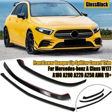 KIT AERO LOOK AMG PER MERCEDES CLASSE A W177 2018-2022 NERO LUCIDO CON BIADESIVO