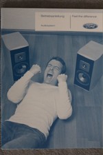 Manuale uso e manutenzione sistemi audio Ford "2009" 1500RDS 5000C 6000CD Sony 6CD DAB