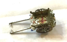 MINIATURA IN ARGENTO CARRETTO
