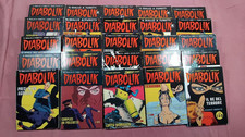 Stock Lotto 25 numeri fumetti DIABOLIK buone/ottime condizioni