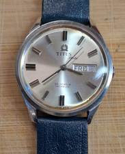 Titus matic orologio da polso vintage meccanico automatico 25 jewels