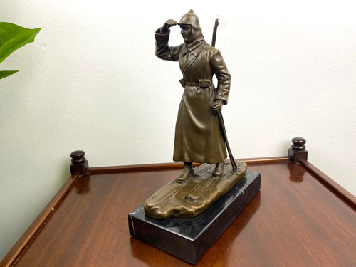 Scultura bronzo soldato art - soldato,