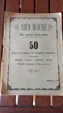 Album musicale per piano forte