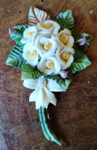 Mazzo fiori stile capodimonte - mazzo,