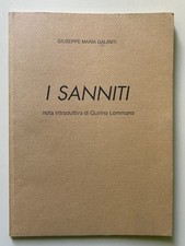 I Sanniti di Giuseppe Maria Galanti ristampa anastatica del 1783 Ed. Lampo 1990