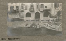 Fotografia originale amatoriale,  San Mamete Lago di Lugano 1907