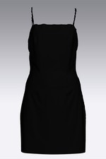 cartamodello abito donna sexy corto con spalline, taglie dalla 42 alla 48