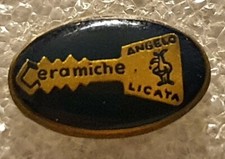 Distintivo calcio⚽ CERAMICHE ANGELO LICATA spilla AGRIGENTO pin SICILIA resinato