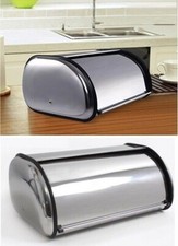 z Portapane Pane Crock Design Moderno Grande Rotolo Top Contenitore Acciaio Inox