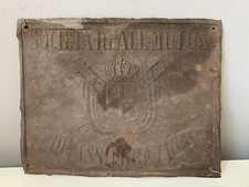 Antica Insegna Societa Reale Mutua Di Assicurazioni 