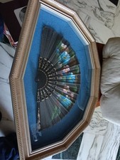 Quadro Con Ventaglio Vintage Ottime Condizioni