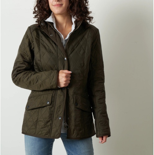 Giacca foderata pile olive - in,