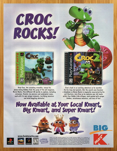 Croc playstation ps1 1999 - ps1,