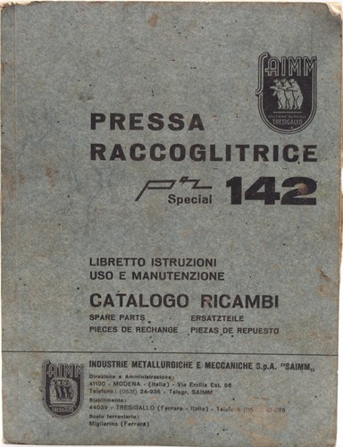Libretto uso manutenzione - libretto,