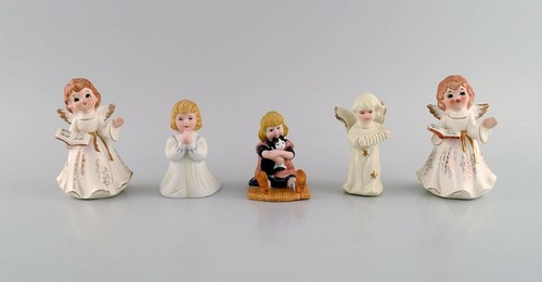 Cinque figurine porcellana - cinque, di