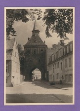 Ü569 Foto Formato Grande Porta Città Linke Lato Jugendherberge Sconosciuto Donna