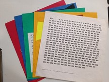 Bruno Munari ,Calendario Boffi 1971 Quattro Serigrafie Di Bruno Munari Una...