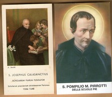 Santini holy card - -,