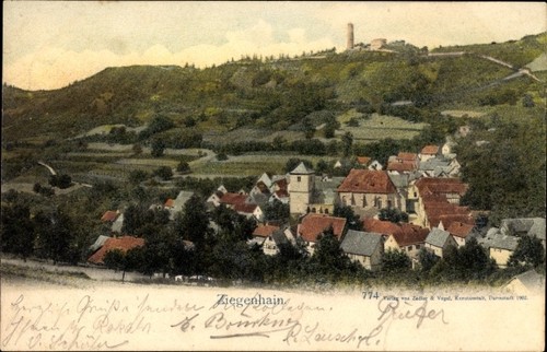 Ziegenhain jena in - ak,