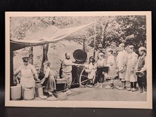 Cartolina foto realistiche della guerra mondiale cucine da campo distribuzion...