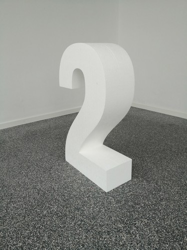 Numero polistirolo 90x20 - polistirolo, cm