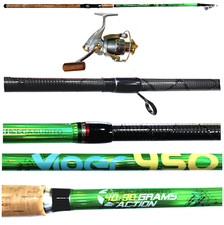 Kit Canna Pesca Viper 4.5m 40/90g Mulinello Xc Carbonio Bombarda Inglese Mare tp