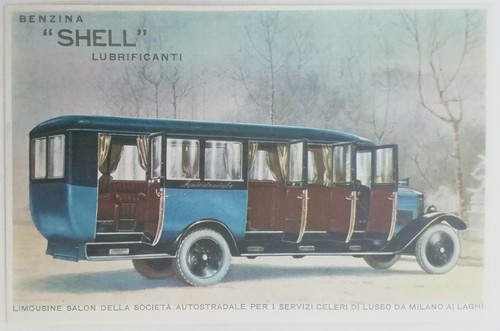 Cartolina benzina shell - benzina,
