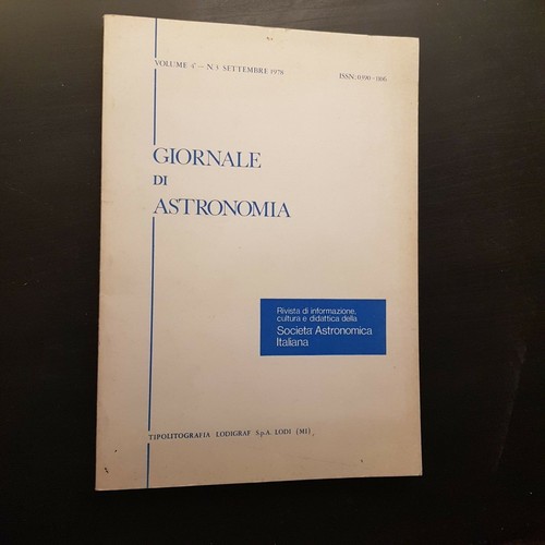 Giornale astronomia volume - giornale,