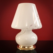  Lampada fungo in vetro di Murano con lavorazione swirl 1970