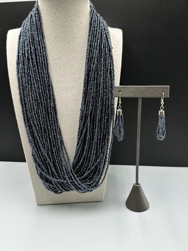 Set orecchini collana - , perle