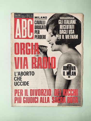 Abc febbraio 1969 fiat - abc,