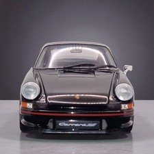 Porsche 911 Carrera RS 1973 nero rosso modellino auto 1:18 Welly