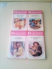 Harmony collezione cofanetto edizione speciale lotto libri 4 romanzi 1986