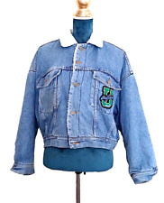 Uniform 80s - giubotto giacca jeans denim Paninaro originale corta Tg46