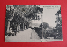 Cartolina Caltanissetta citta' Villa Amedeo viale Interale