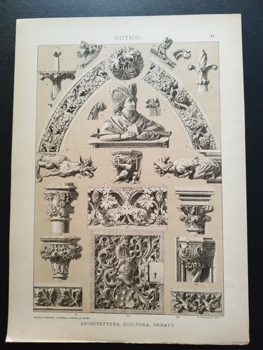 Antica stampa del - antica,