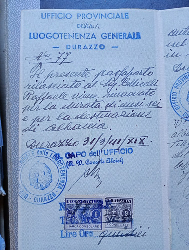 Passaporto luogotenenza gen - luogotenenza,