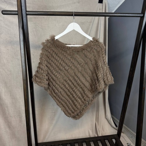 Poncho pelliccia coniglio - poncho,