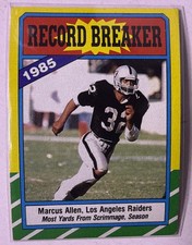 Topps Football 1986 set quasi