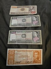 4 Bills Banco De Bolivia