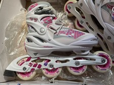 pattini a rotelle regolabili 36-40 4 ruote in linea