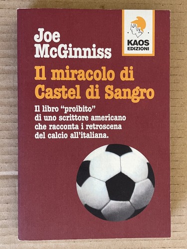 Joe mcginniss miracolo di - joe,