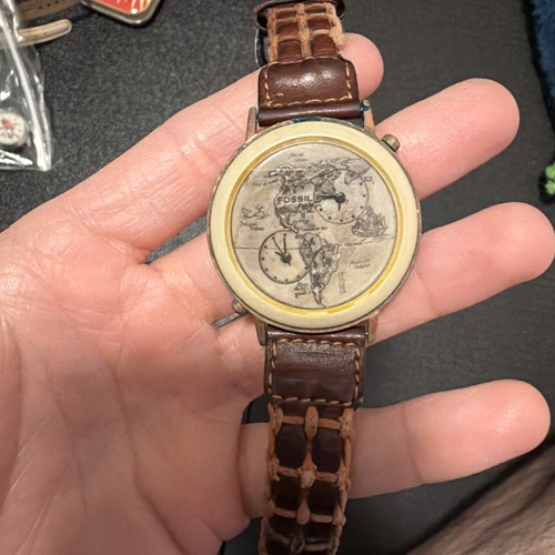Orologio vintage mondo fossile - orologio,