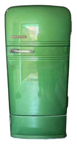 Frigorifero fiat verde vintage - frigorifero,