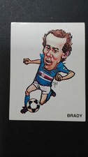 FIGURINA CALCIATORI PANINI 83/84 BRADY CARICATURA N.312 NUOVA CON VELINA