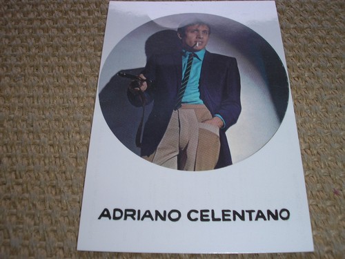 Adriano celentano cartolina - adriano,