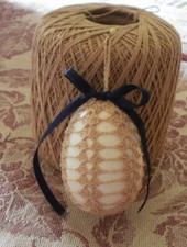 Uovo di Pasqua fatto a mano ad