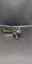 Portachiavi Bulldog Nero Con Laccio