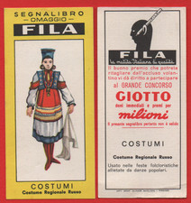 SEGNALIBRO FILA SERIE COSTUMI